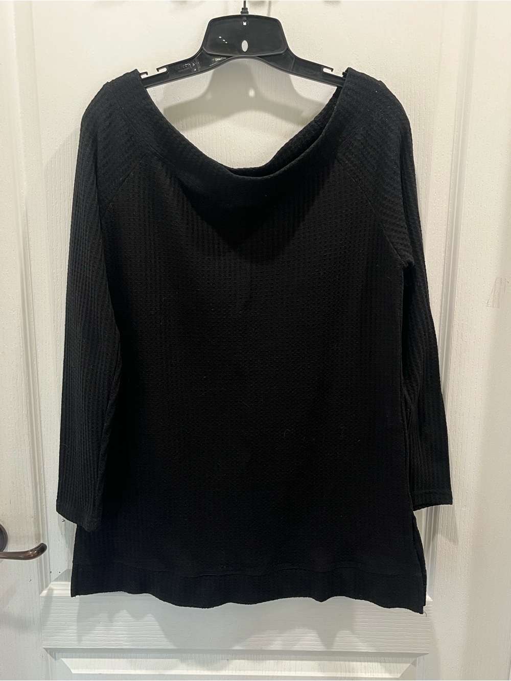 Women’s black off the shoulder sweater Large
